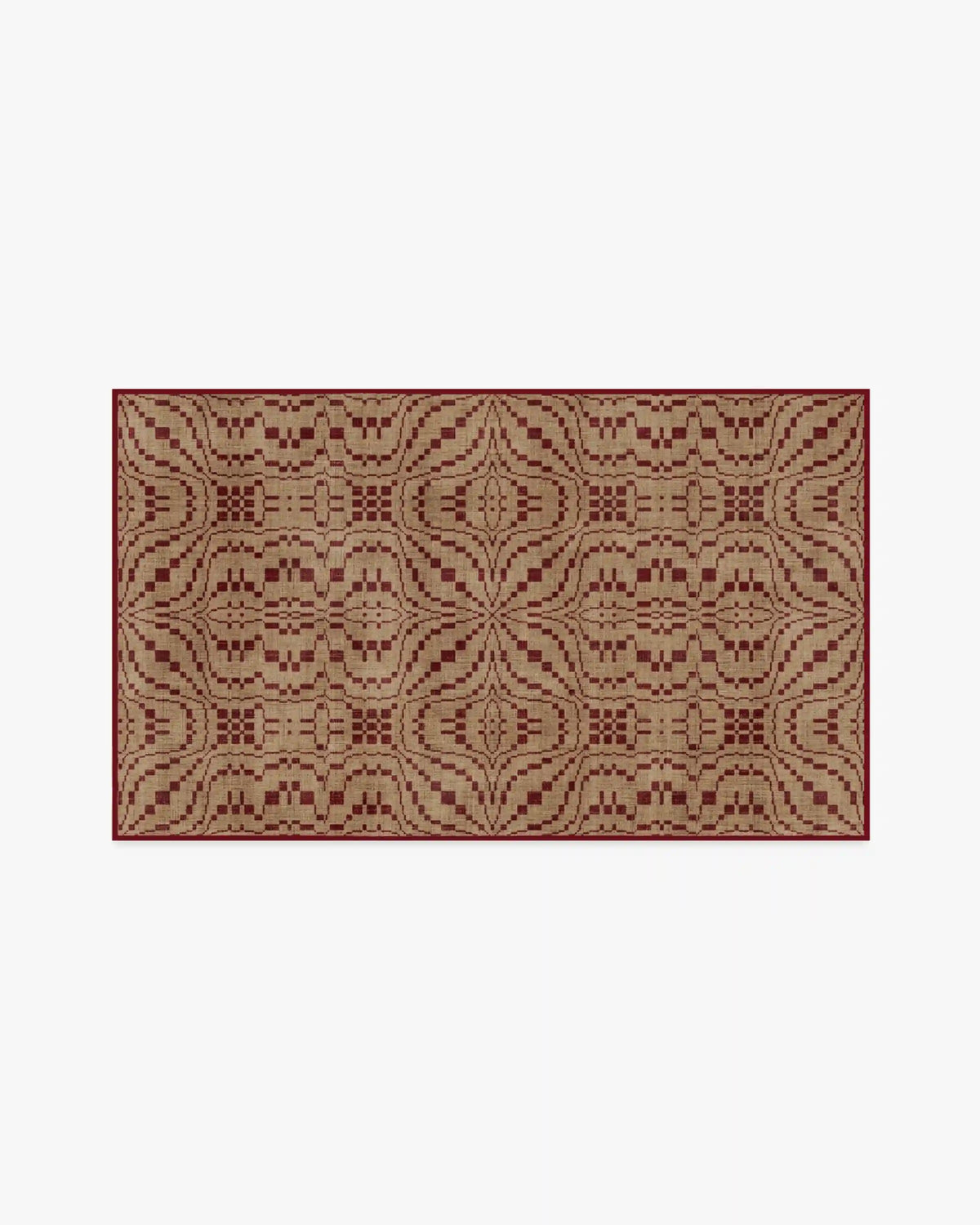 Hearthstone Natural & Amber Rug