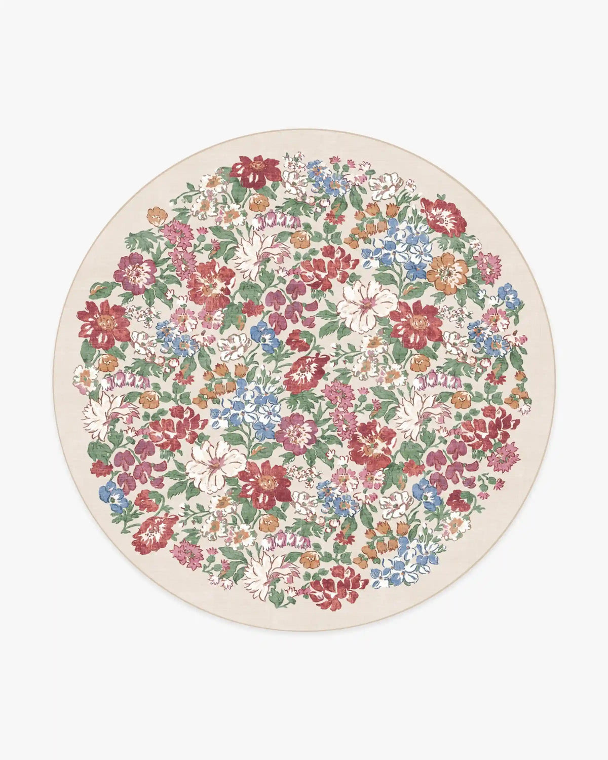 Honeydew Red & Pink Rug by Liberty