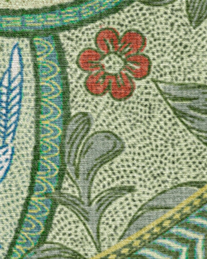 Woodland Wanderer Medallion Green Rug