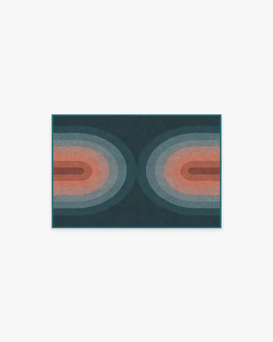Absida Teal Rug