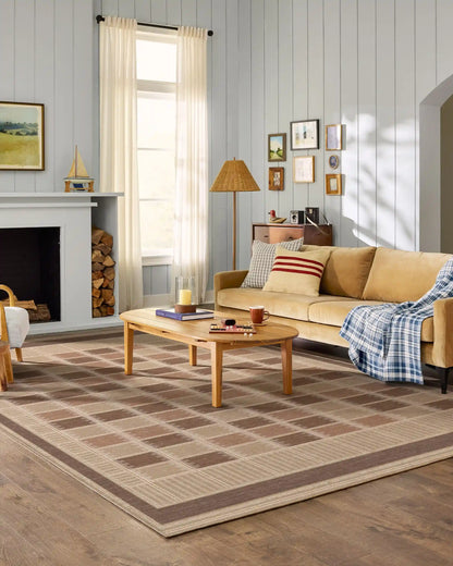 Agnes Warm Brown Rug