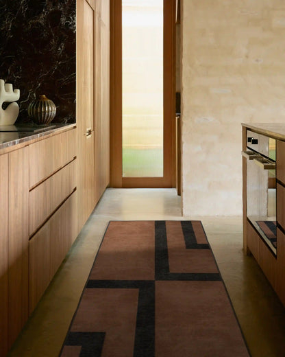 Aldo Brown & Black Rug by The Local Project