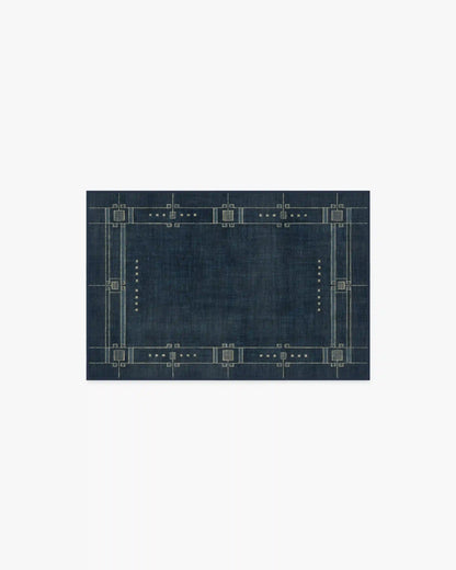 Avery Midnight Blue Rug by Architectural Digest