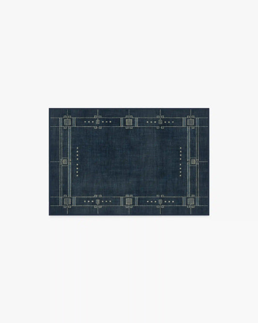 Avery Midnight Blue Rug by Architectural Digest