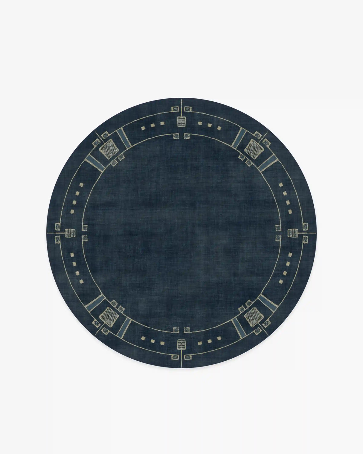 Avery Midnight Blue Rug by Architectural Digest