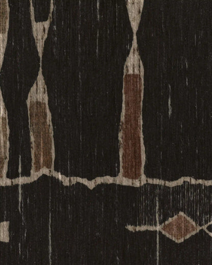 Nisa Ink Black Rug by Architectural Digest