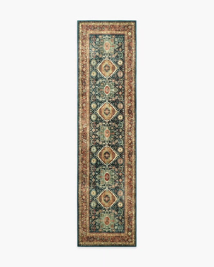 Avila Vintage Ink & Amber Rug