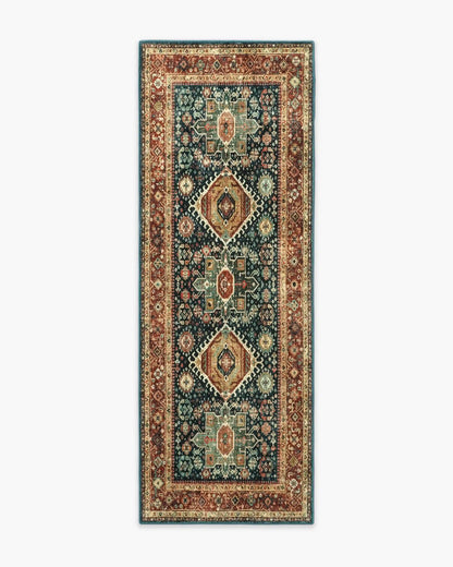 Avila Vintage Ink & Amber Rug