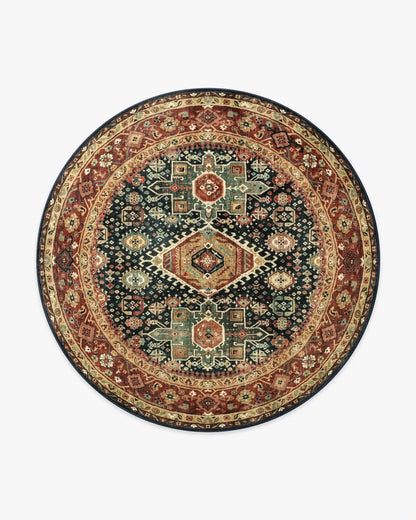 Avila Vintage Ink & Amber Rug