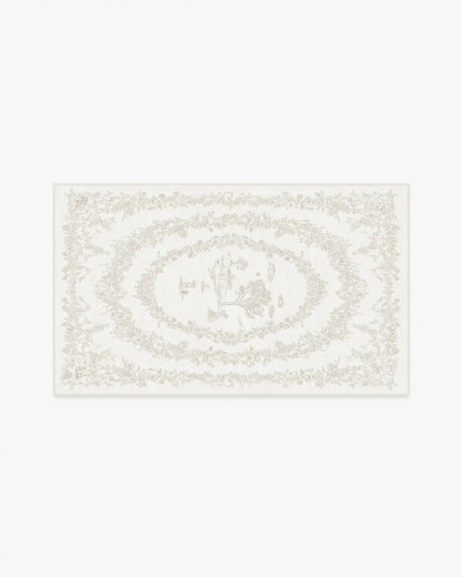 Bashful Bunny Toile Ivory Rug