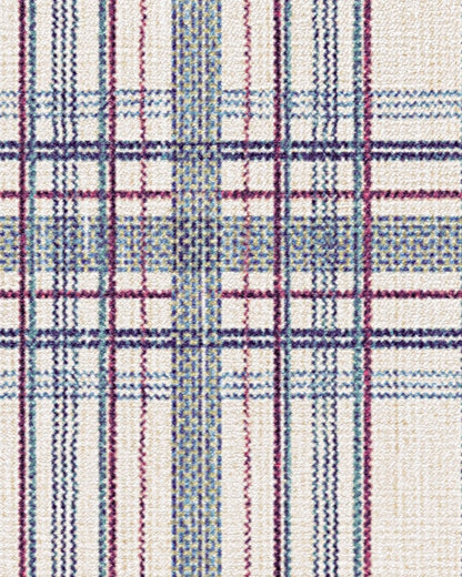 Beckett Blue & Red Rug