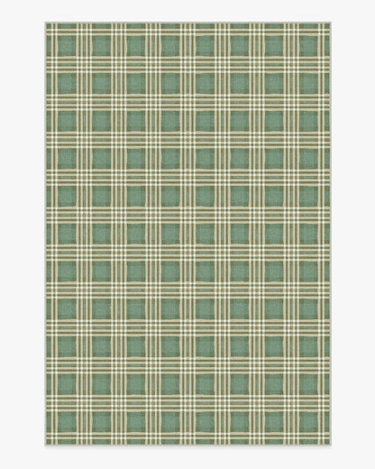Birke Green Rug