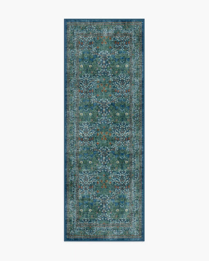 Blackthorn Navy Rug by Morris & Co.