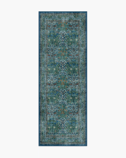 Blackthorn Navy Rug by Morris & Co.