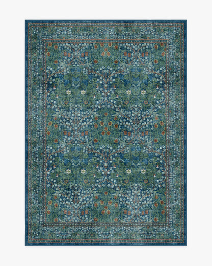 Blackthorn Navy Rug by Morris & Co.