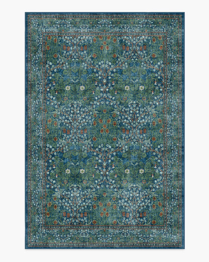 Blackthorn Navy Rug by Morris & Co.