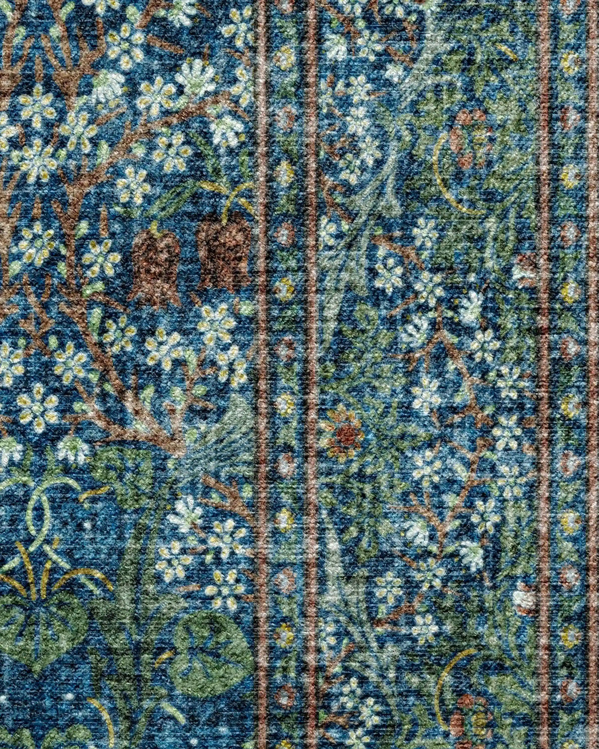 Blackthorn Navy Rug by Morris & Co.