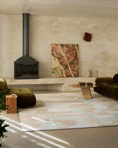 Boulder Neutral & Grey Rug by The Local Project