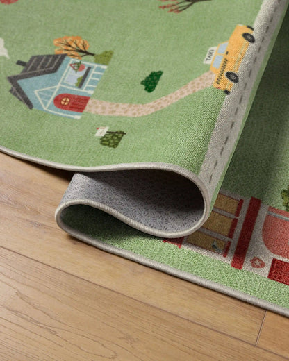 About Town Green Rug