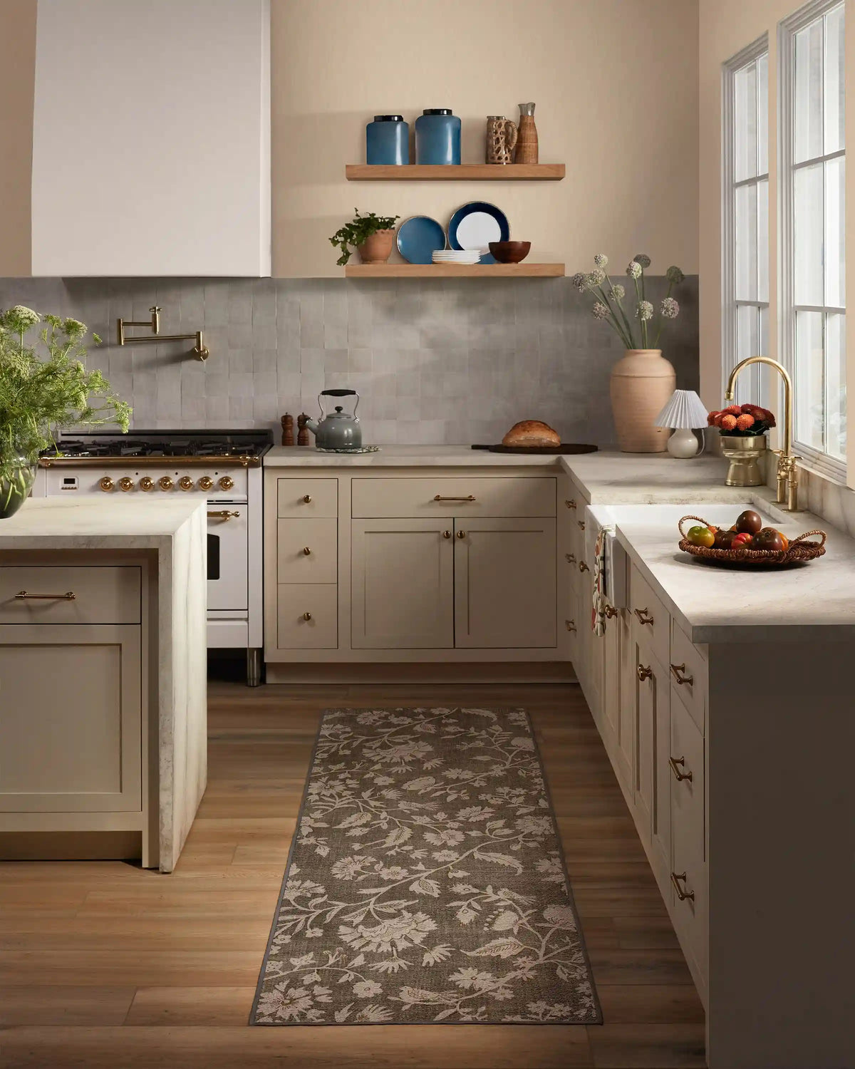 Brenna Brown & Taupe Rug