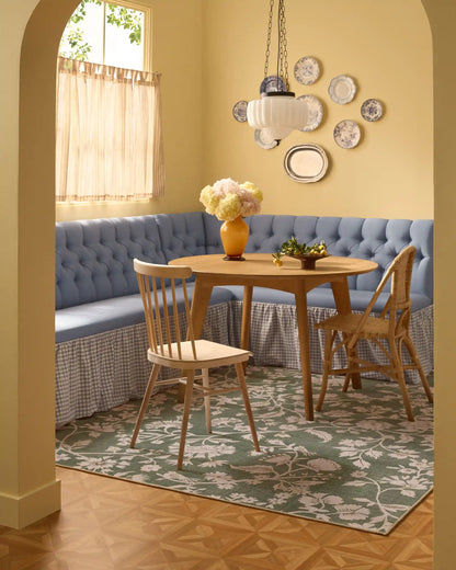 Brenna Olive Green & Cream Rug