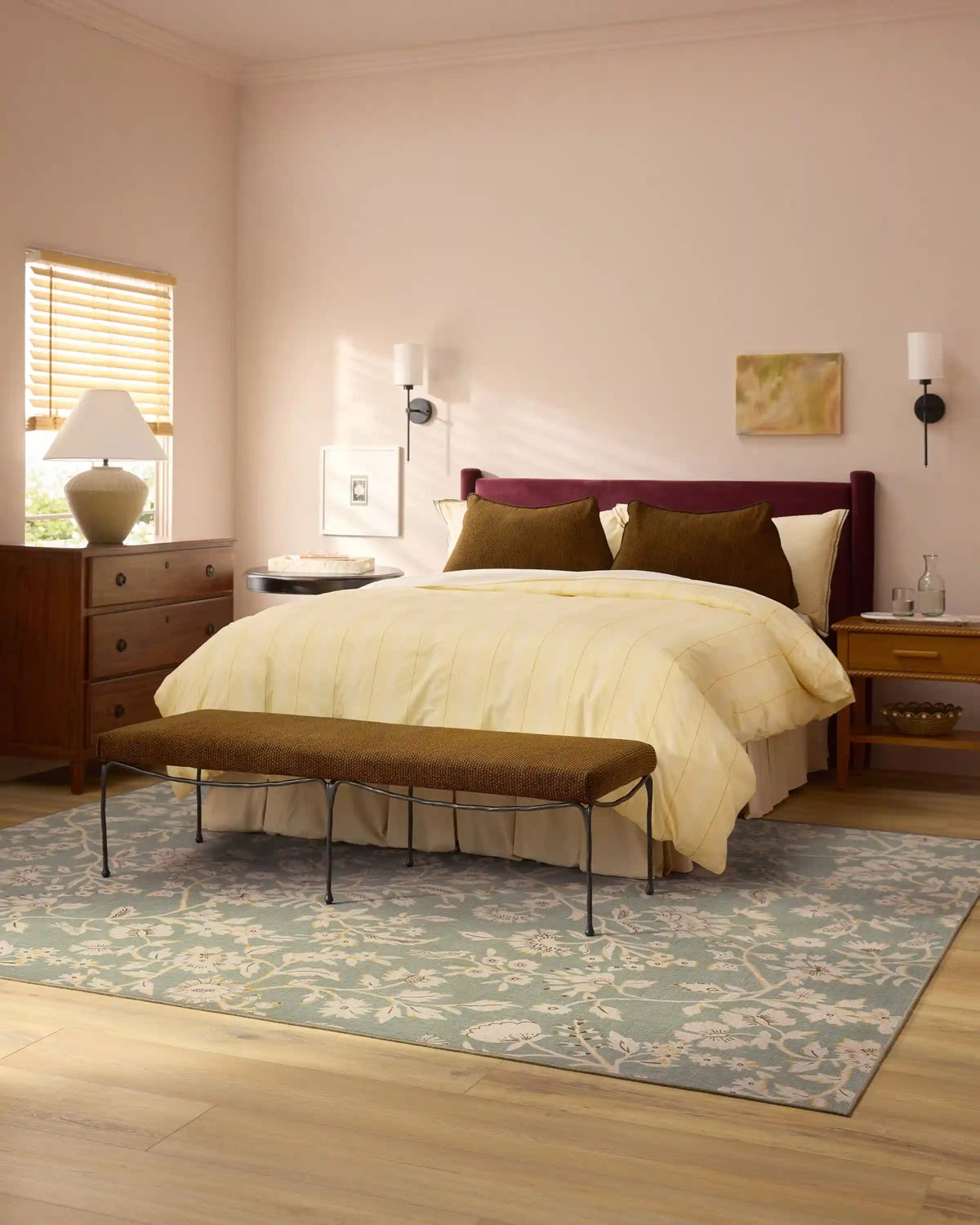 Brenna Sage Green & Cream Rug