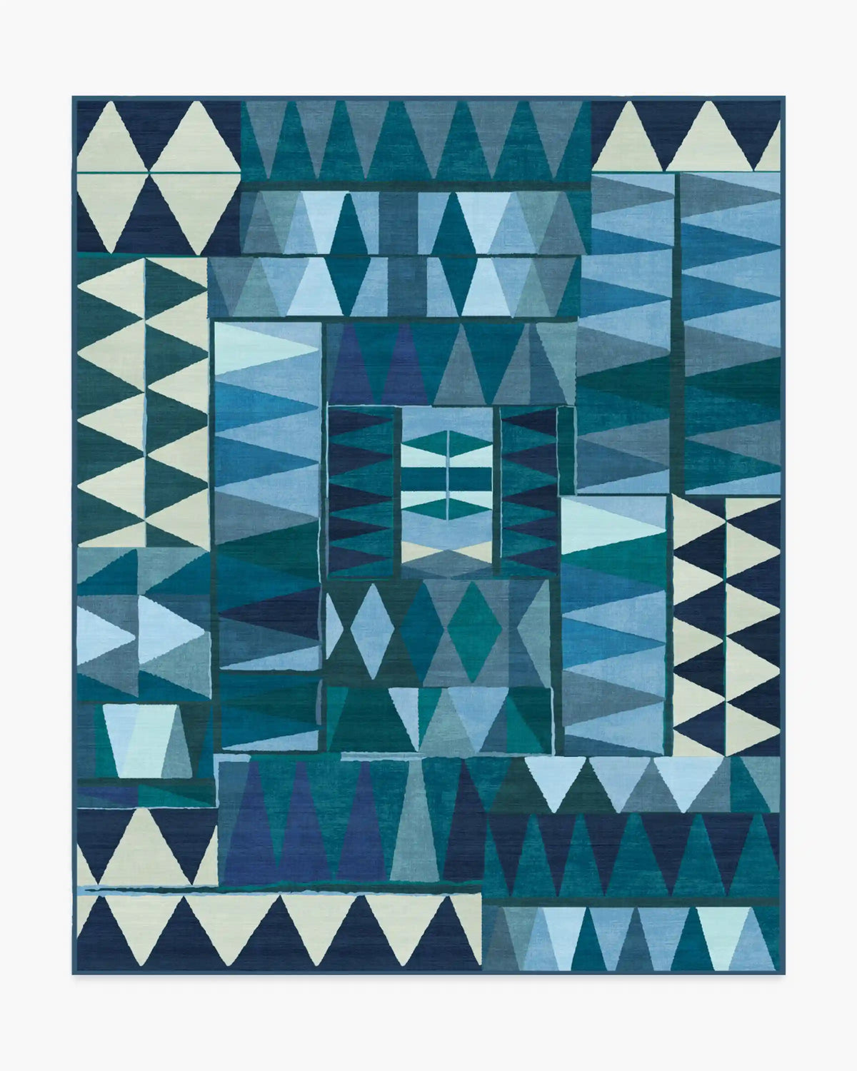 Cadra Blue Teal Rug by Jungalow