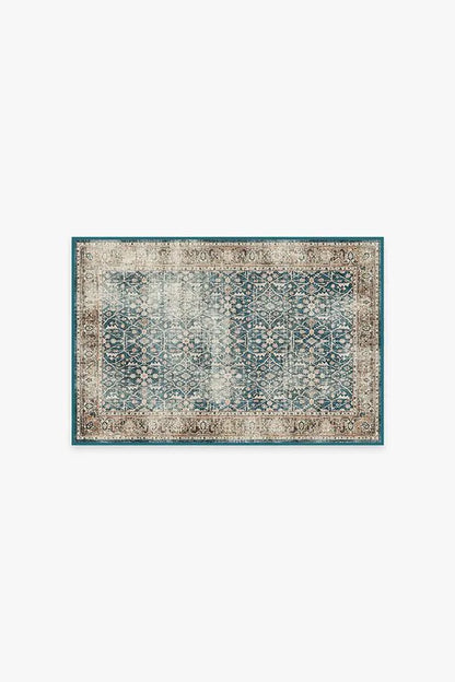 Celestine Teal Blue Rug