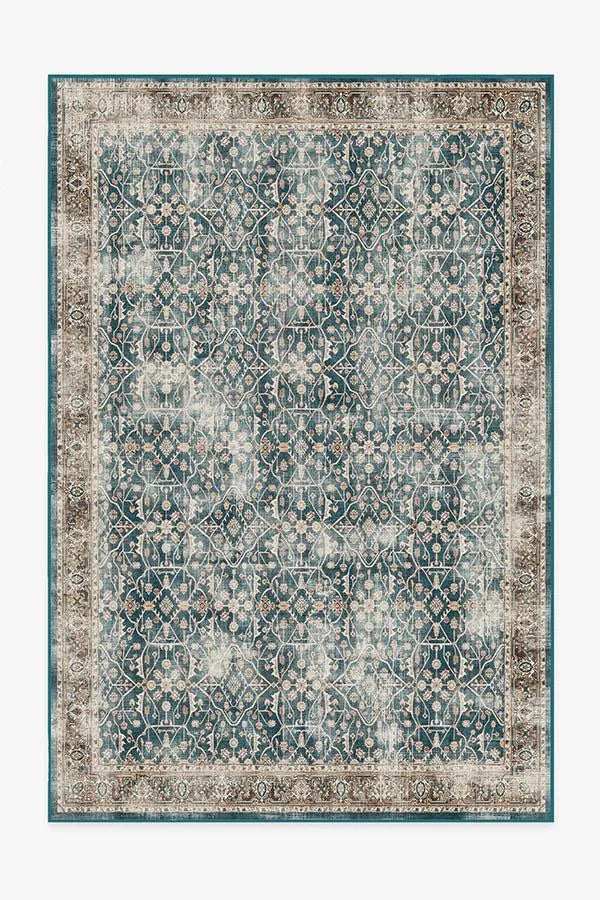 Celestine Teal Blue Rug