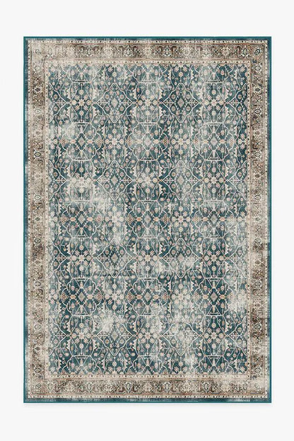 Celestine Teal Blue Rug