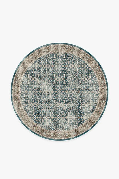 Celestine Teal Blue Rug