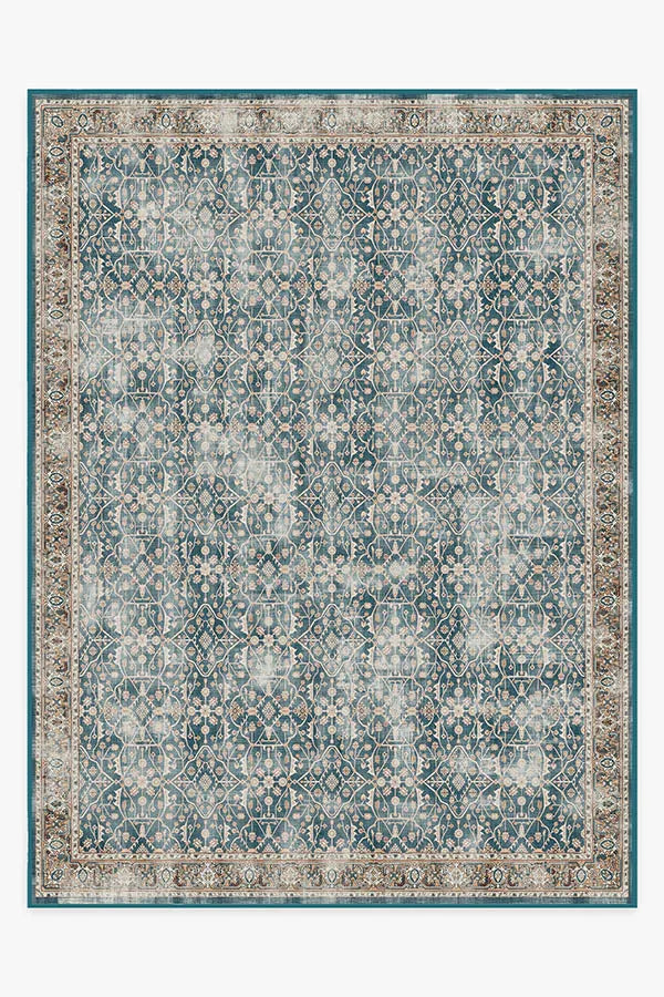 Celestine Teal Blue Rug