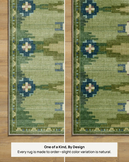 Humberto's Bandana Green Rug by Humberto Leon