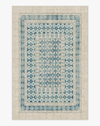 Cyrus Neutral & Blue Rug