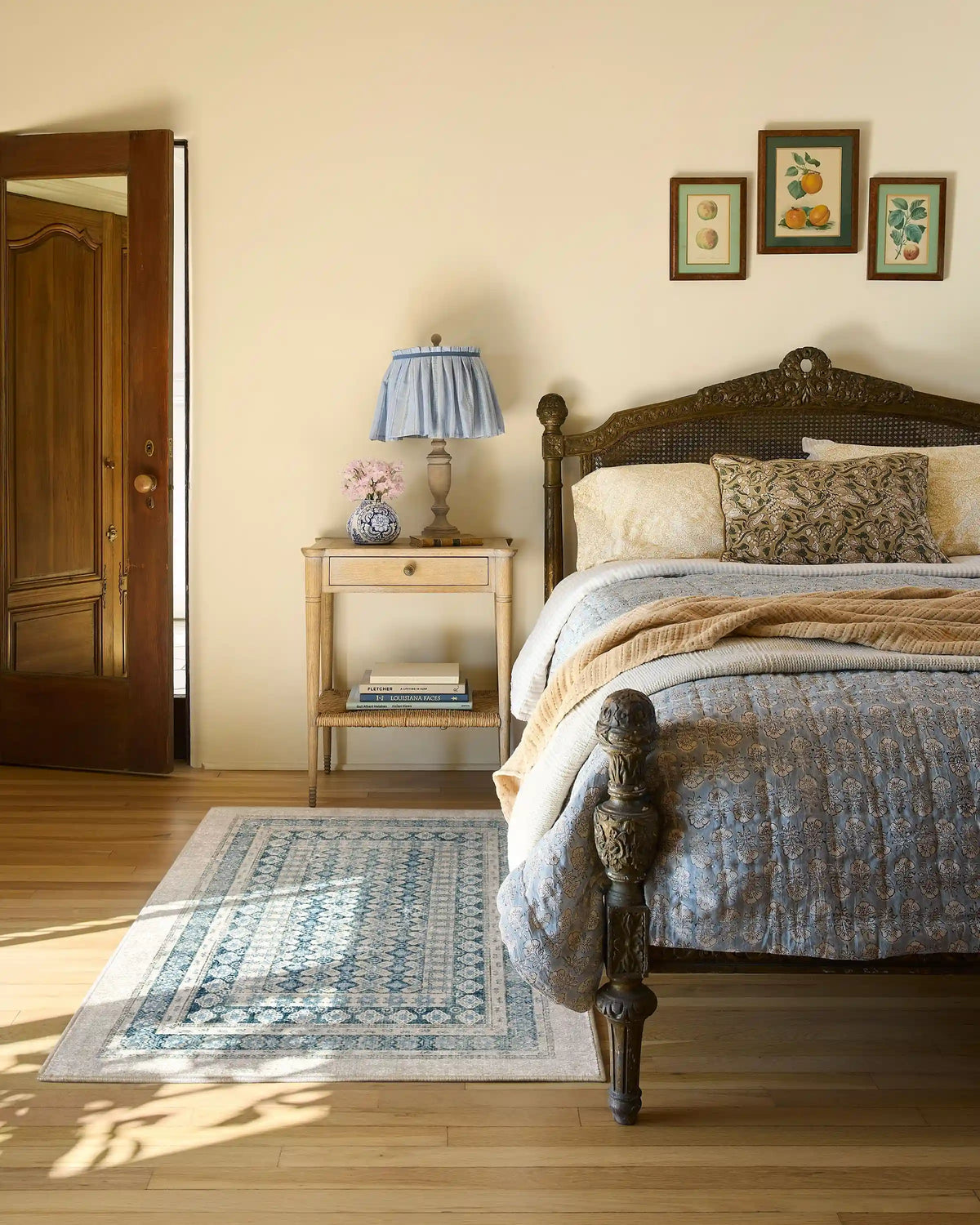 Cyrus Neutral & Blue Rug