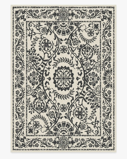 Delphina Black & White Rug