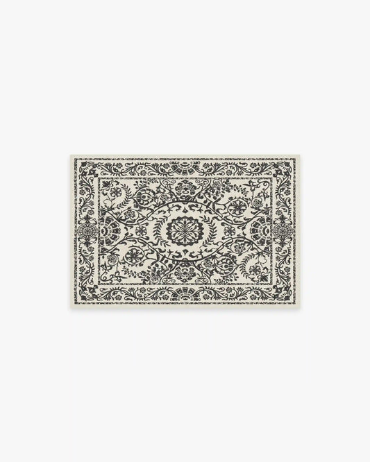 Delphina Black & White Rug