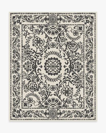 Delphina Black & White Rug