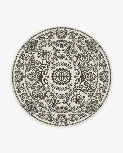 Delphina Black & White Rug
