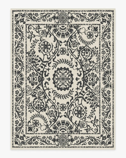 Delphina Black & White Rug