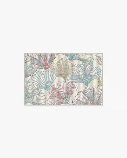 Deniz Blue & Red Rug
