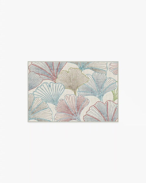 Deniz Blue & Red Rug