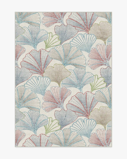 Deniz Blue & Red Rug