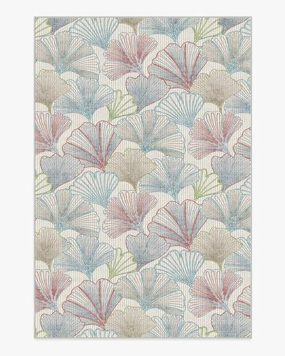 Deniz Blue & Red Rug