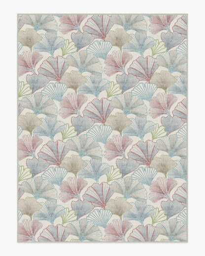 Deniz Blue & Red Rug