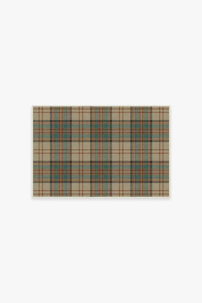 Dress Stewart Tartan Khaki Rug