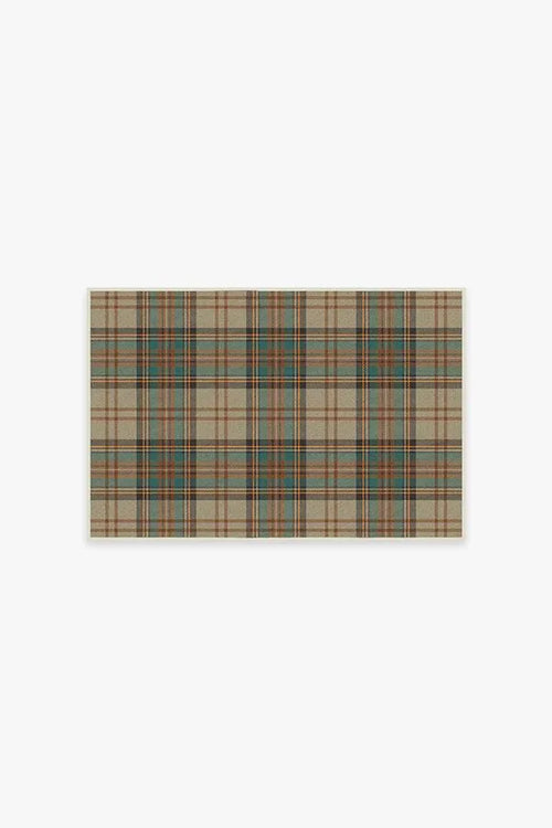 Dress Stewart Tartan Khaki Rug