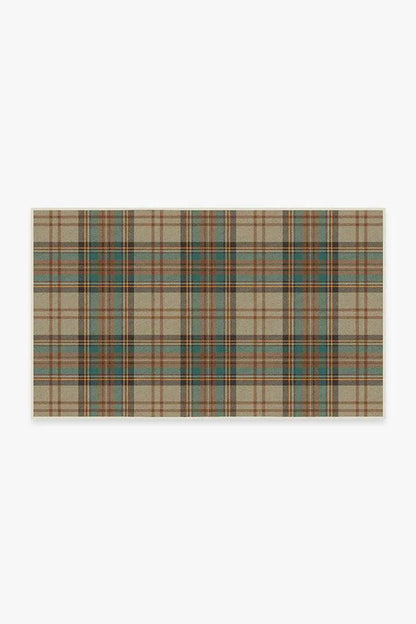 Dress Stewart Tartan Khaki Rug