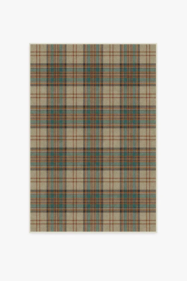 Dress Stewart Tartan Khaki Rug