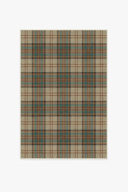 Dress Stewart Tartan Khaki Rug